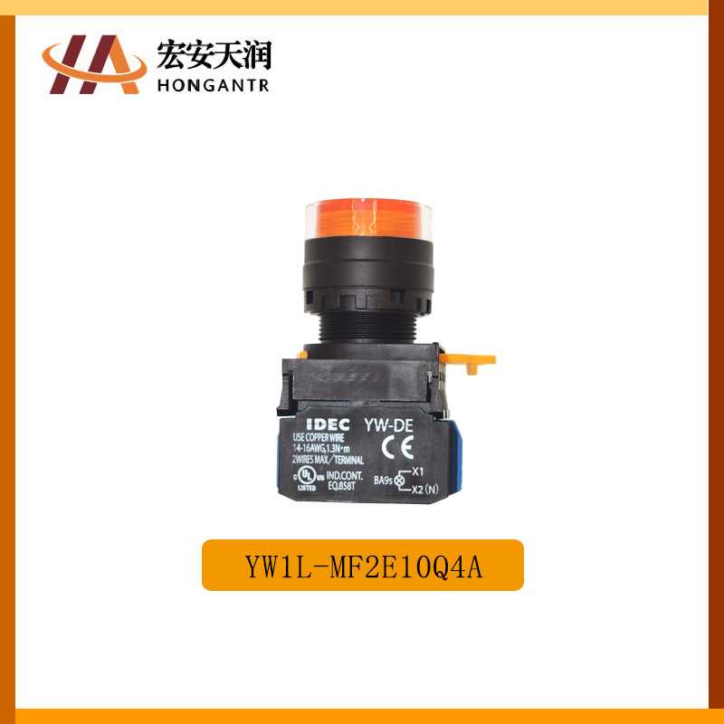 IDEC和泉 带灯按钮开关YW1L-MF2E10Q4A / YW1L-MF2E01Q4A