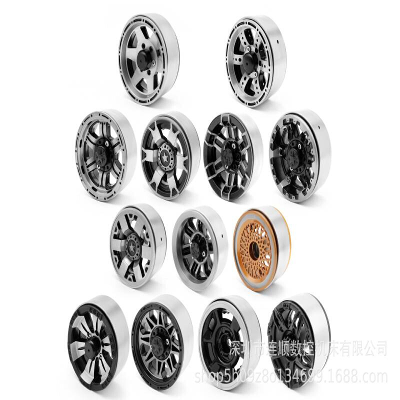 1/10模型攀爬1.9金属胎轮毂（1个）Traxxas/TRX4/RC4WDD90攀爬车