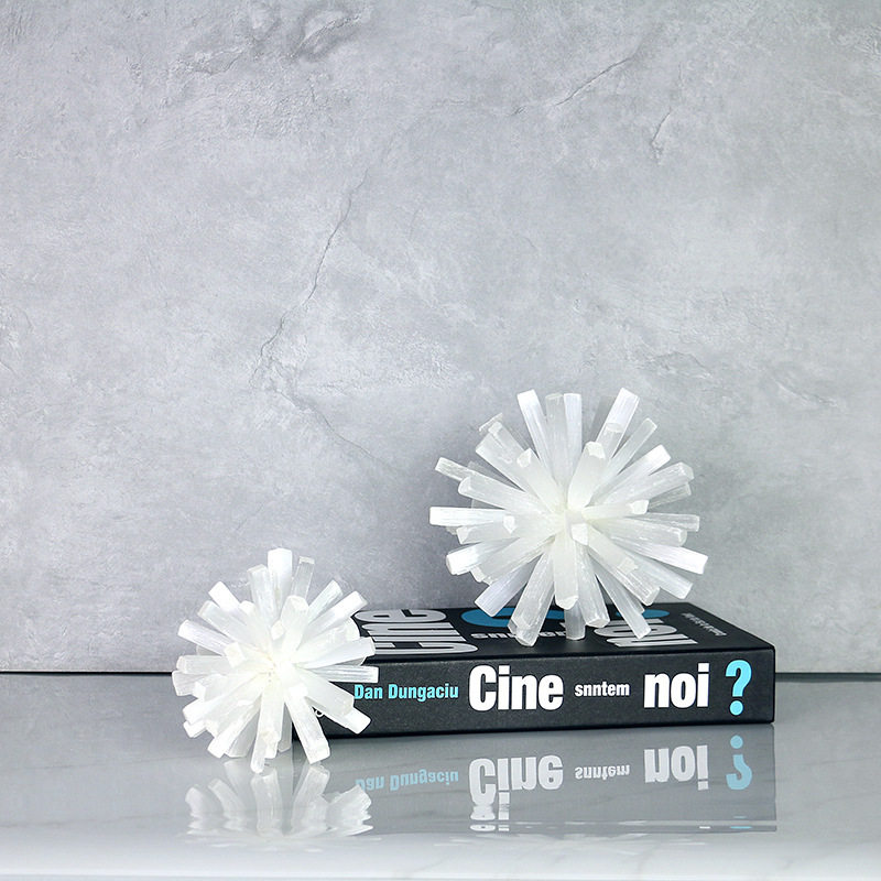 现代简约水晶矿石花球石膏条书压摆件样板间电视柜书房家居装饰品,鲜花速递/花卉仿真/绿植园艺,其它园艺用品,淘宝优惠券,粉丝福利购,淘宝优惠卷