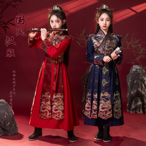 女童汉服锦衣卫将军剑客