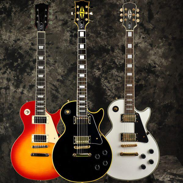 epi新手初学者进阶黑美人黑卡孤独摇滚轻音少女同款LP电吉他升级