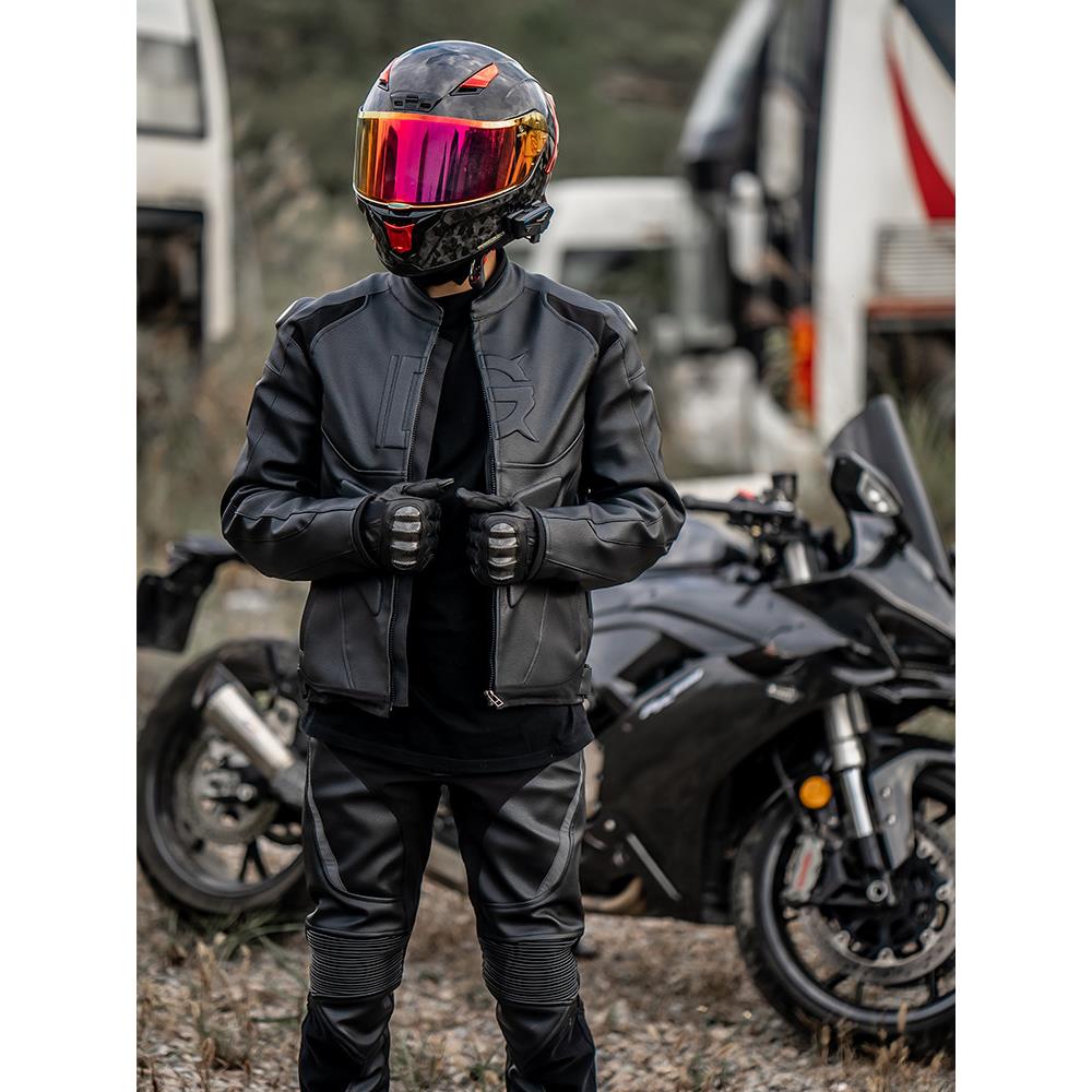 机车骑行服套装机车服皮衣防摔保暖男女赛车摩旅骑士服防风四季