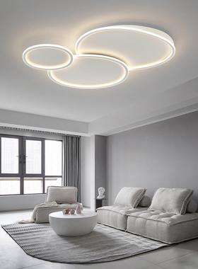 约现代客厅灯性大气28550简23年意新款个北欧创led圆形灯具吸顶灯