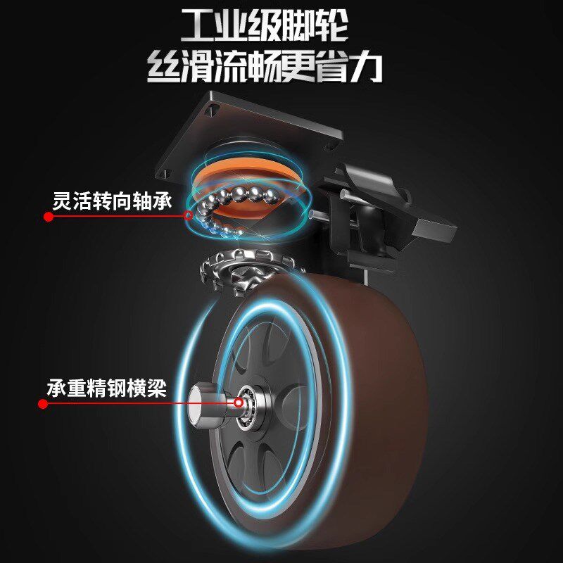 小推车拉货拖车折叠家用便携手推车搬运车手拉车平板车滑轮小拉车