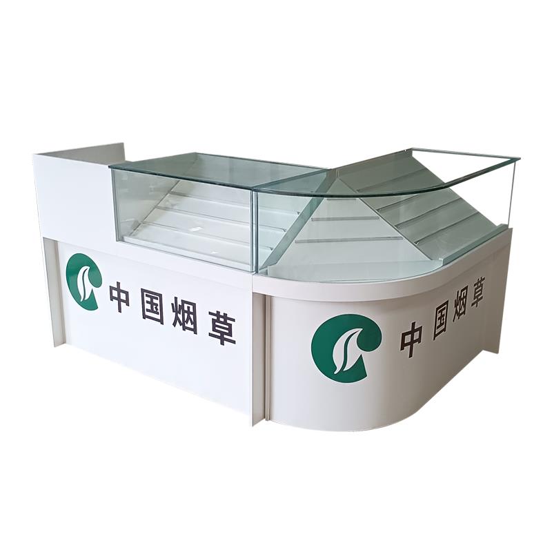 烟柜展示柜收银柜台一体商超组合展示柜转角柜便利店超市玻璃烟台