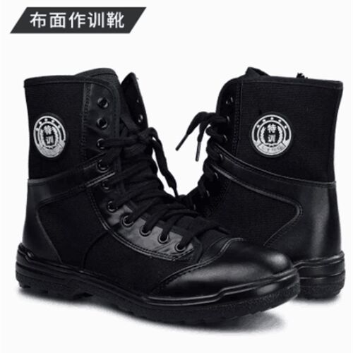 冬季作战靴子男透气战术靴工作靴春秋保安鞋高帮训练靴男劳保鞋