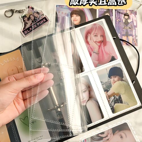 ringnote卡册四宫格九宫格卡册3寸爱豆专辑小卡追星收纳册活页9格