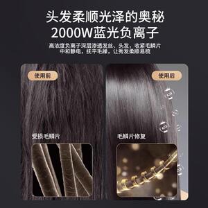 集语电吹风机家用理发店专用大功率发廊速干负离子护发风筒大风力