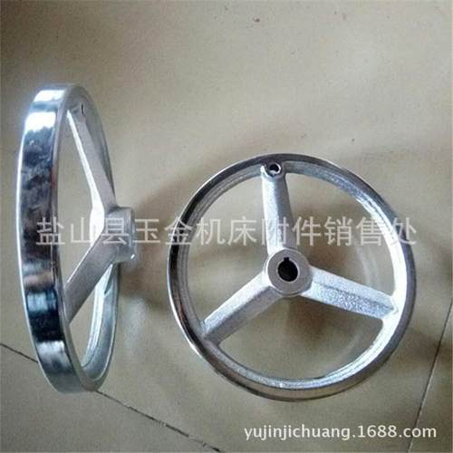 标准方孔/圆孔供应铸铁镀铬手轮机床机械手摇轮光洁坚固备有现货