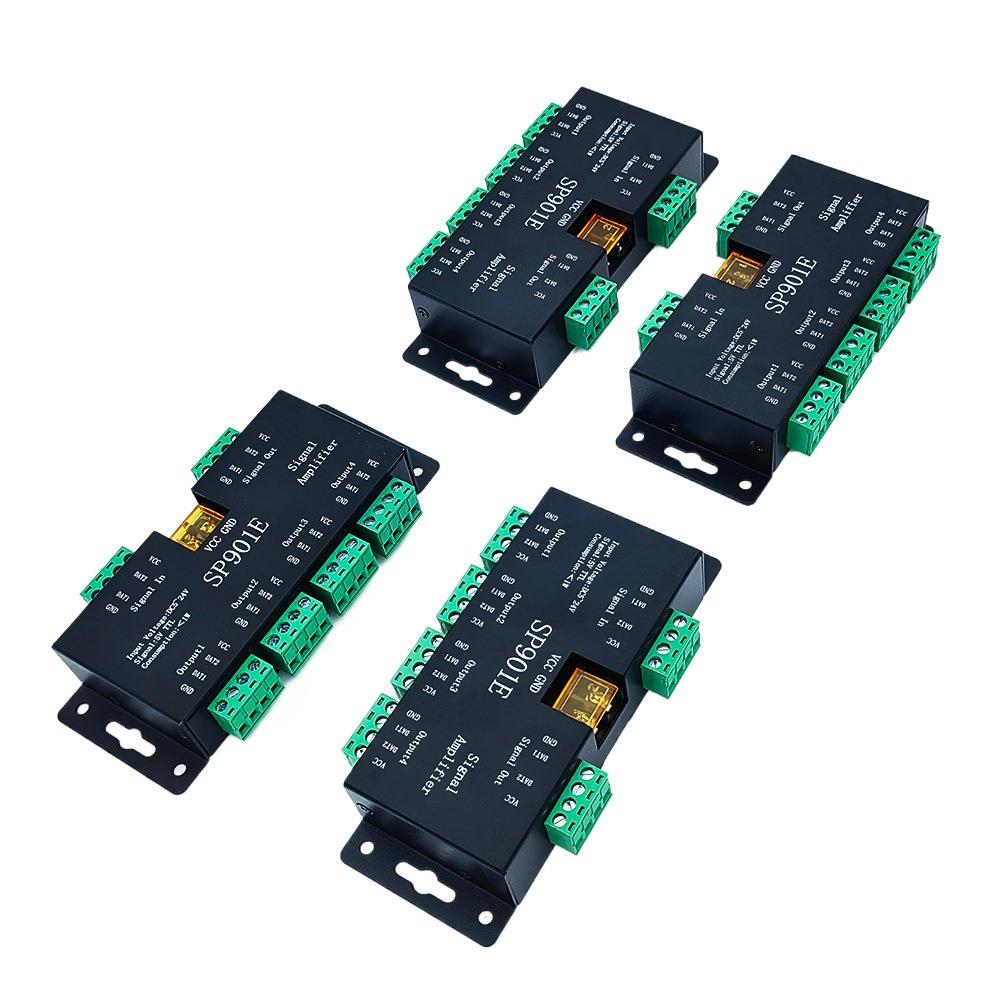 sp901e 幻彩放大器 多台多路同步流水控制器 灯带回流同步跑马