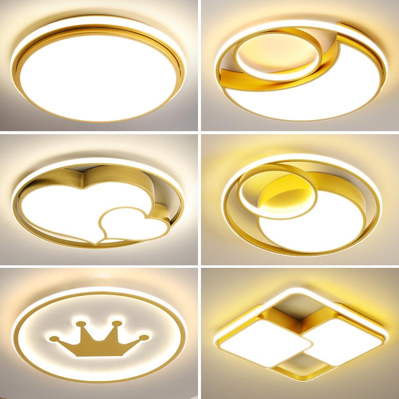 led吸顶灯主卧室灯温馨现代简约儿童房灯创意个性房间灯吸顶灯具