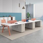 职员办公桌六人位员工办公桌屏风卡位办公桌四人位多人位会议桌