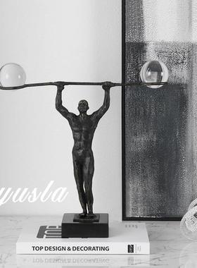 简约轻塑摆件样板展厅柜客厅餐厅柜电视柜房间家居玄关柜软装饰品