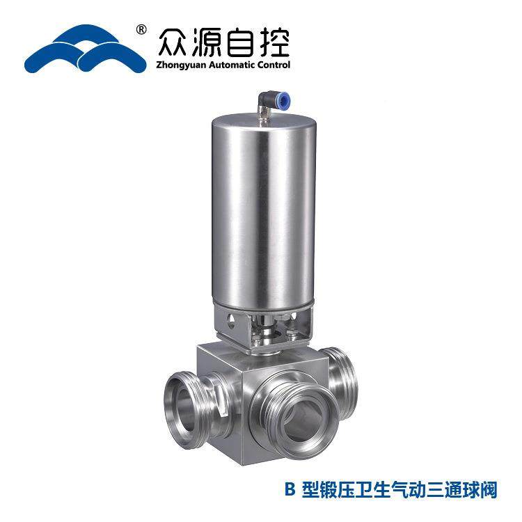 装【锻压RTR球阀】手动B型锻压卫生快球阀 BQ8-6P不锈钢O型阀F门