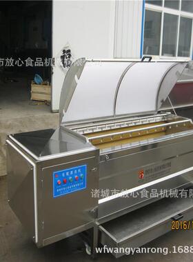 型土豆清洗机 萝卜瓜胡萝地环清洗机厂家FX-1800卜 不大锈钢清洗