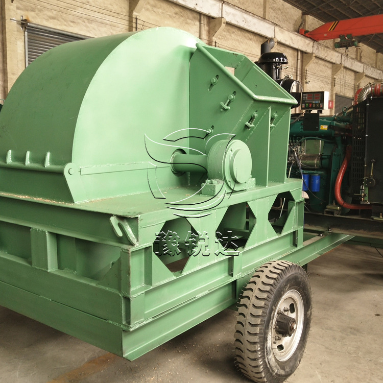 食用菌菇木粉碎机 直径30厘米树木原木破碎木屑机 能耗低生产率高