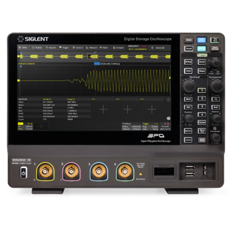 鼎阳SIGLENT SDS2504X HD四通道500M数字示波器2G采样率