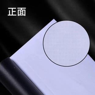 黑白喷绘布遮光广告料材灯铺箱布婚舞台地吊庆顶房产装 2025新款 修