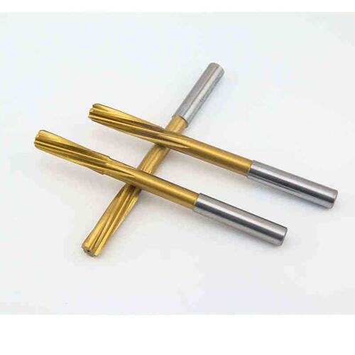 螺旋铰刀机用含钴镀钛不锈钢专用直柄铰孔刀3-20小数点绞刀高精H7