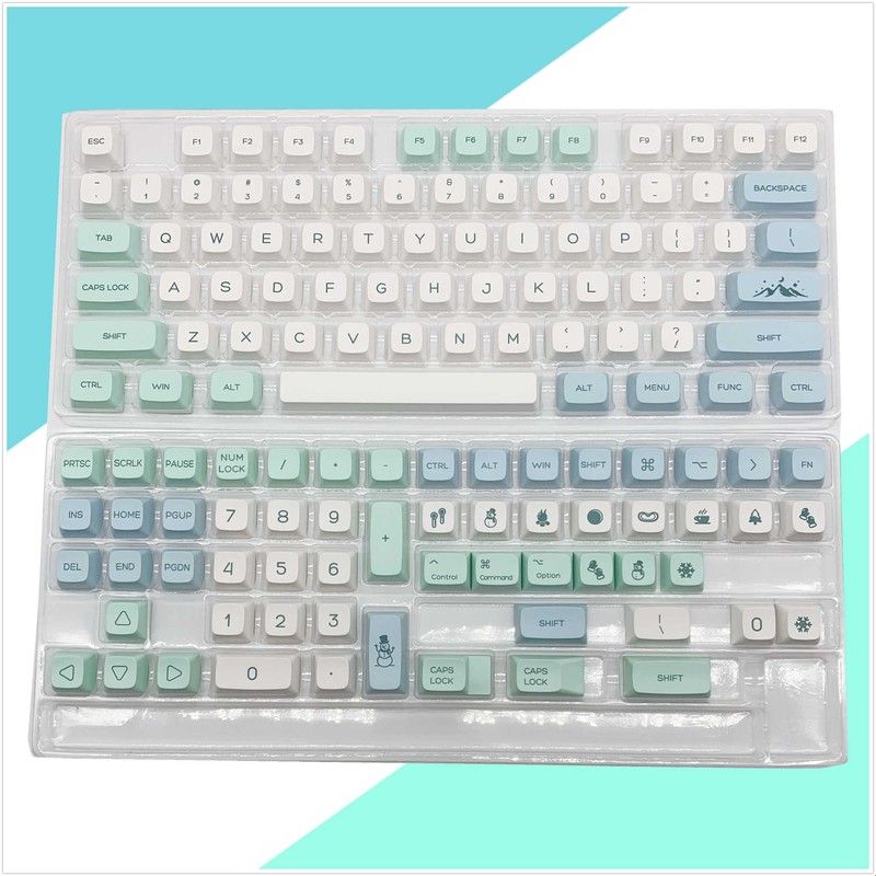 雪山键帽XDA高度PBT热升华机械键盘键帽61/64/75/84/87/96/98/104图片