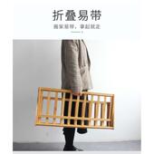 楠竹简易放门口家用室内好看经济型多层折叠实木鞋 鞋 架子免安装 架
