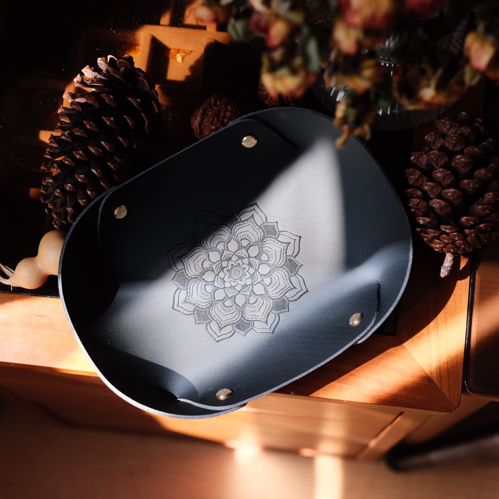 头层真超纤皮革收纳盘钥匙首饰饰品文玩化妆品桌面摆件玄关杂物盒,收纳整理,收纳盘,淘宝优惠券,粉丝福利购,淘宝优惠卷