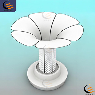 玻璃钢柱子营销中心grc展厅喇叭柱背景墙沙盘GRG装饰酒店大堂吊顶