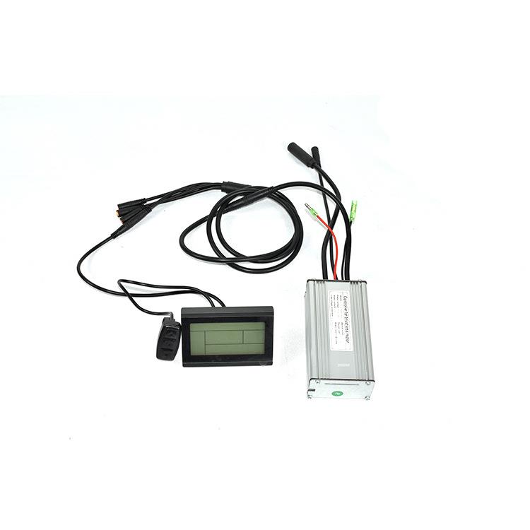 自行车锂电改装配件17A防水控制器LCD3仪表配置适用350W电机
