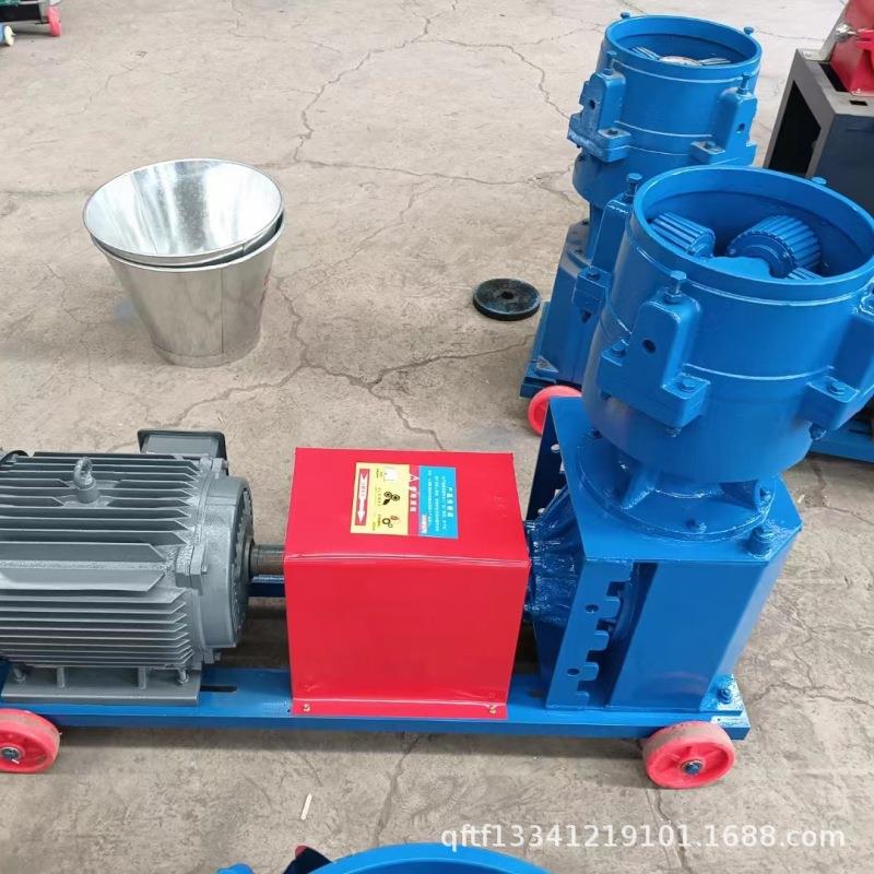 酒糟鸡粪有机肥颗粒机水产饵料颗粒机纯铜电机时产1吨饲料颗粒机