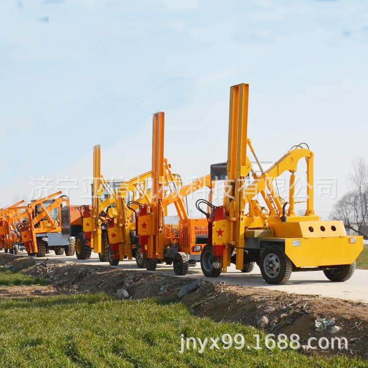 轮式液压打桩机公路护栏打拔一体机供应多功能护栏打桩机,搬运/仓储/物流设备,其他起重搬运设备,淘宝优惠券,粉丝福利购,淘宝优惠卷