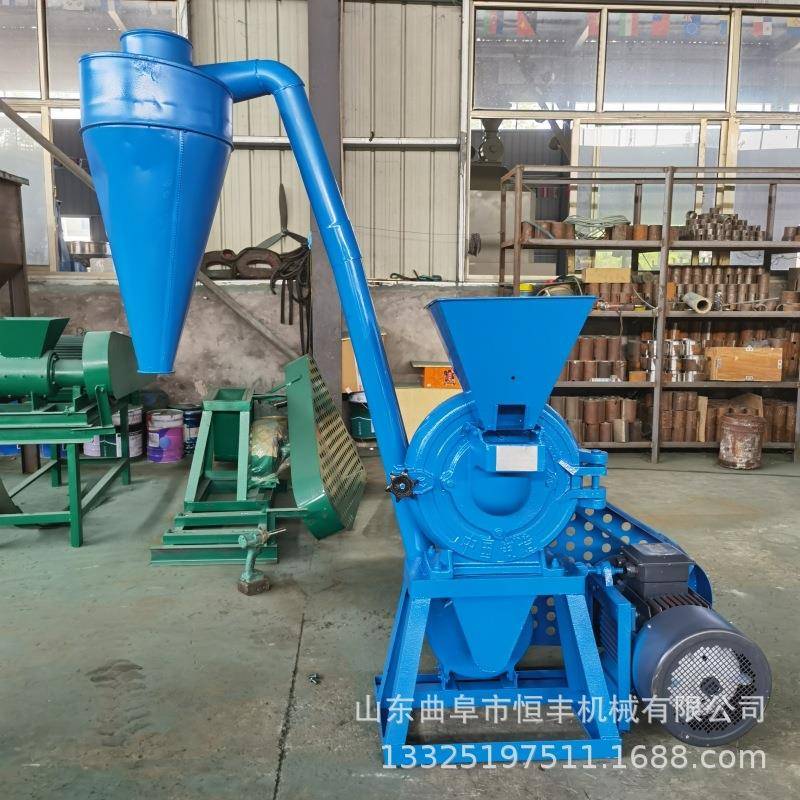 中药渣鱼干齿盘粉碎机桂皮根茎叶皮磨粉机结块红糖冰糖打粉机