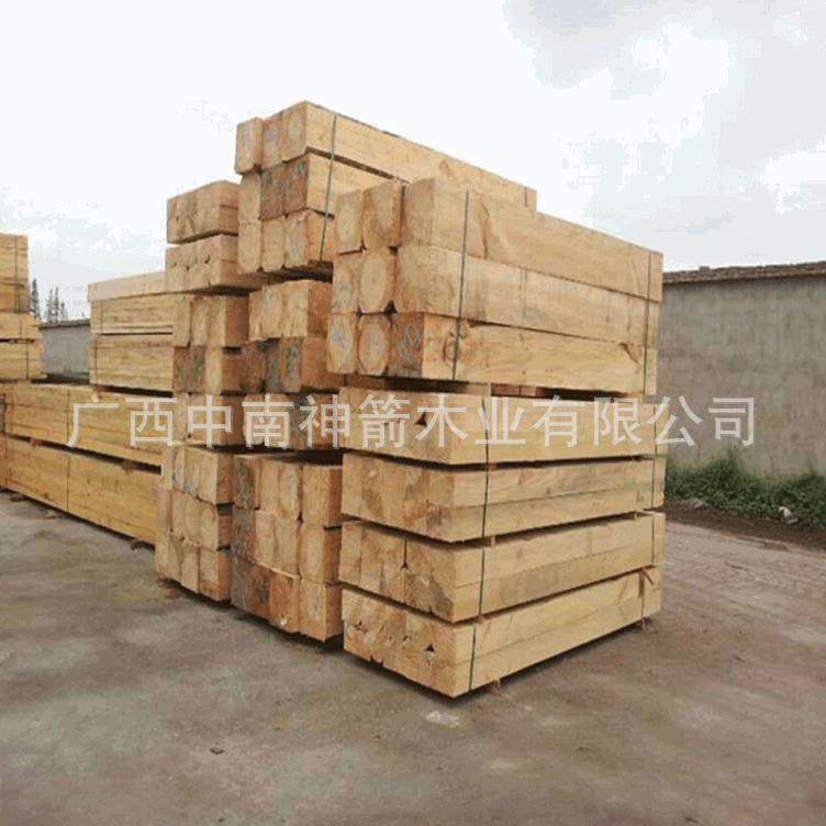 河南建筑木方俄罗斯樟子松花旗松4*6规格工地工程材料