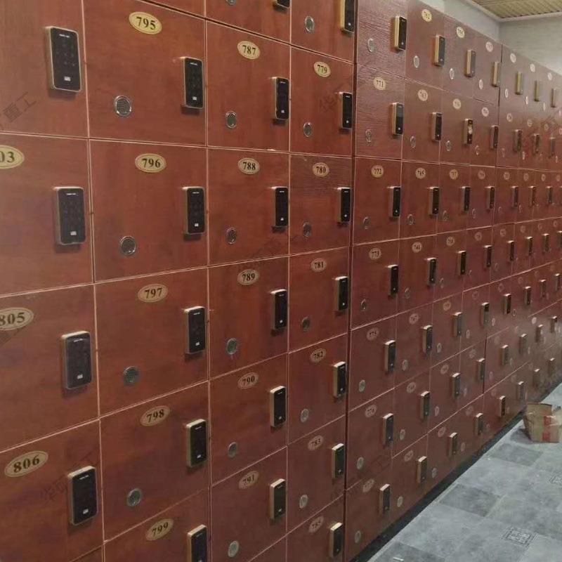 分级管理木质虹膜更衣柜液晶屏显示更衣柜写字楼木质虹膜更衣柜