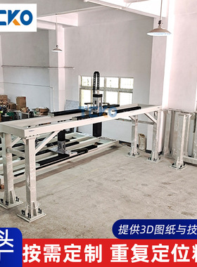 TCKO重型数控车龙门桁架机器人自动上下料桁架机械手导轨滑台