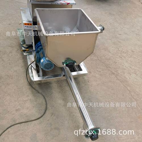 食品厂04不锈钢螺旋给料机苏打粉淀粉变频定量螺旋喂料机