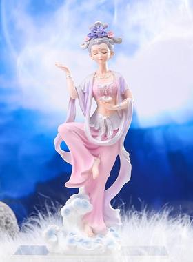 新中式创意敦煌飞天摆件客厅办公室桌面电视柜装饰品小礼物古风