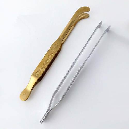 茶杯夹子不锈钢五金工具泡茶的铁茶几用具镊子功夫茶具道配件零配