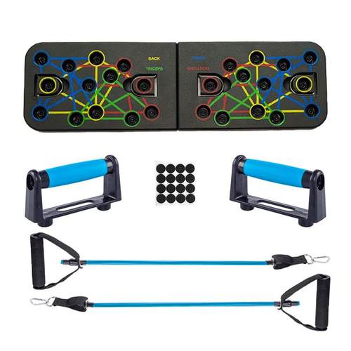 多功能俯卧撑板支架健身器材家用练胸肌臂肌背阔肌俯卧撑训练器