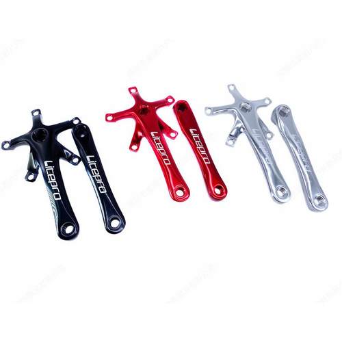 litepro自行车412改装 风行412折叠车牙盘 五爪曲柄 铝合金齿柄