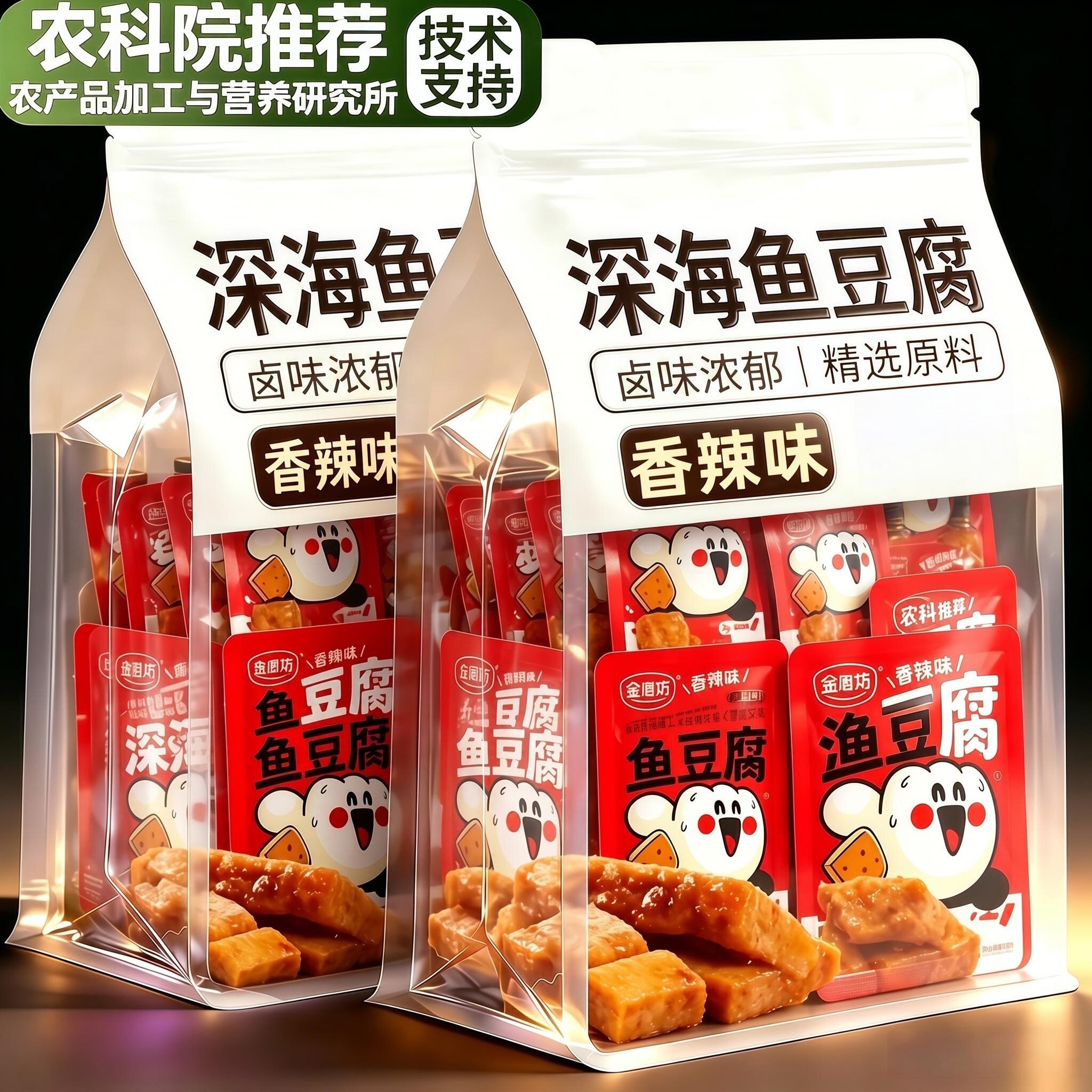 鱼豆腐小零食官方旗舰店独立包装小吃豆干即食麻辣味解馋休闲食品