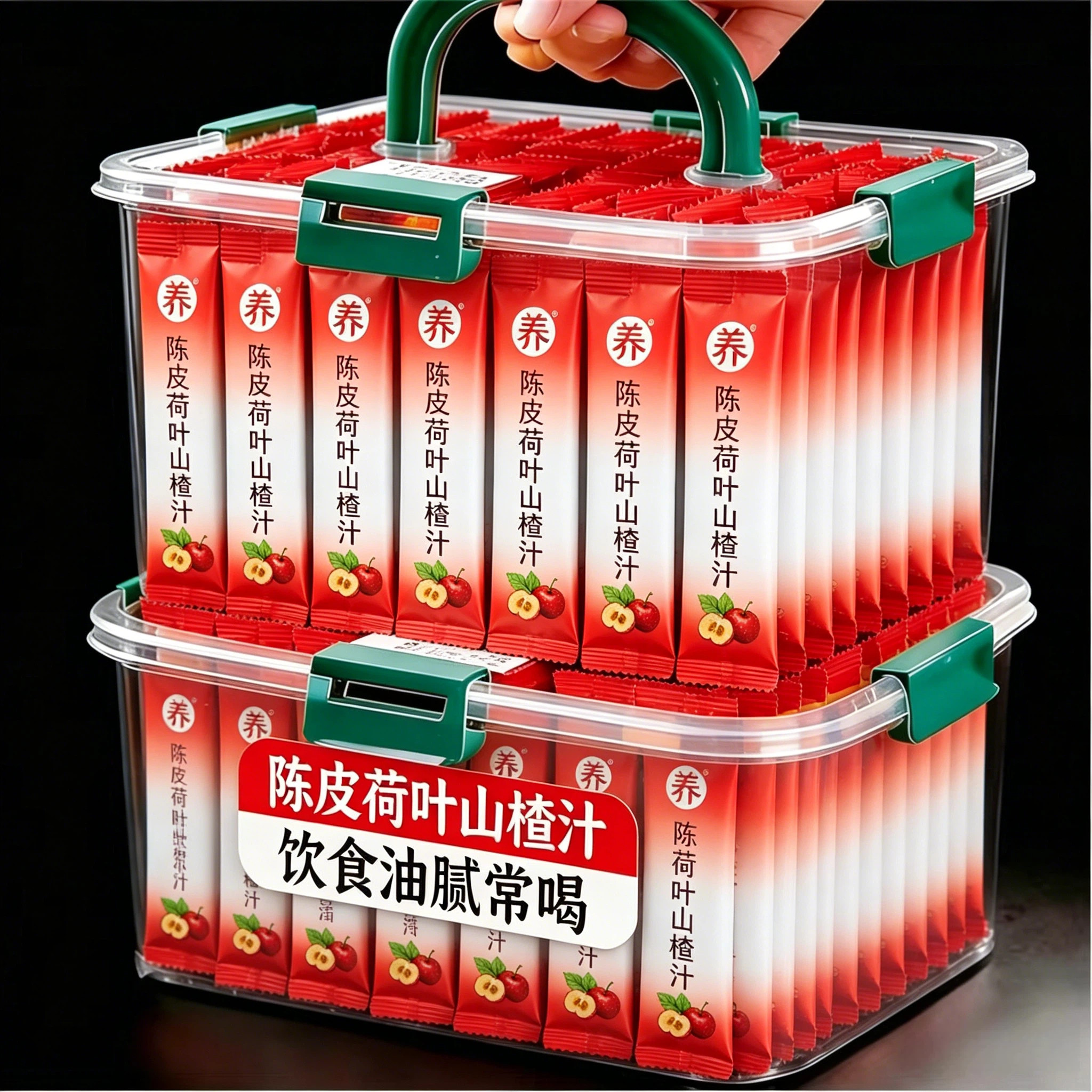 90倍浓缩陈皮荷叶山楂汁营养休闲懒人冲饮黑科技火锅烧烤解辣神器