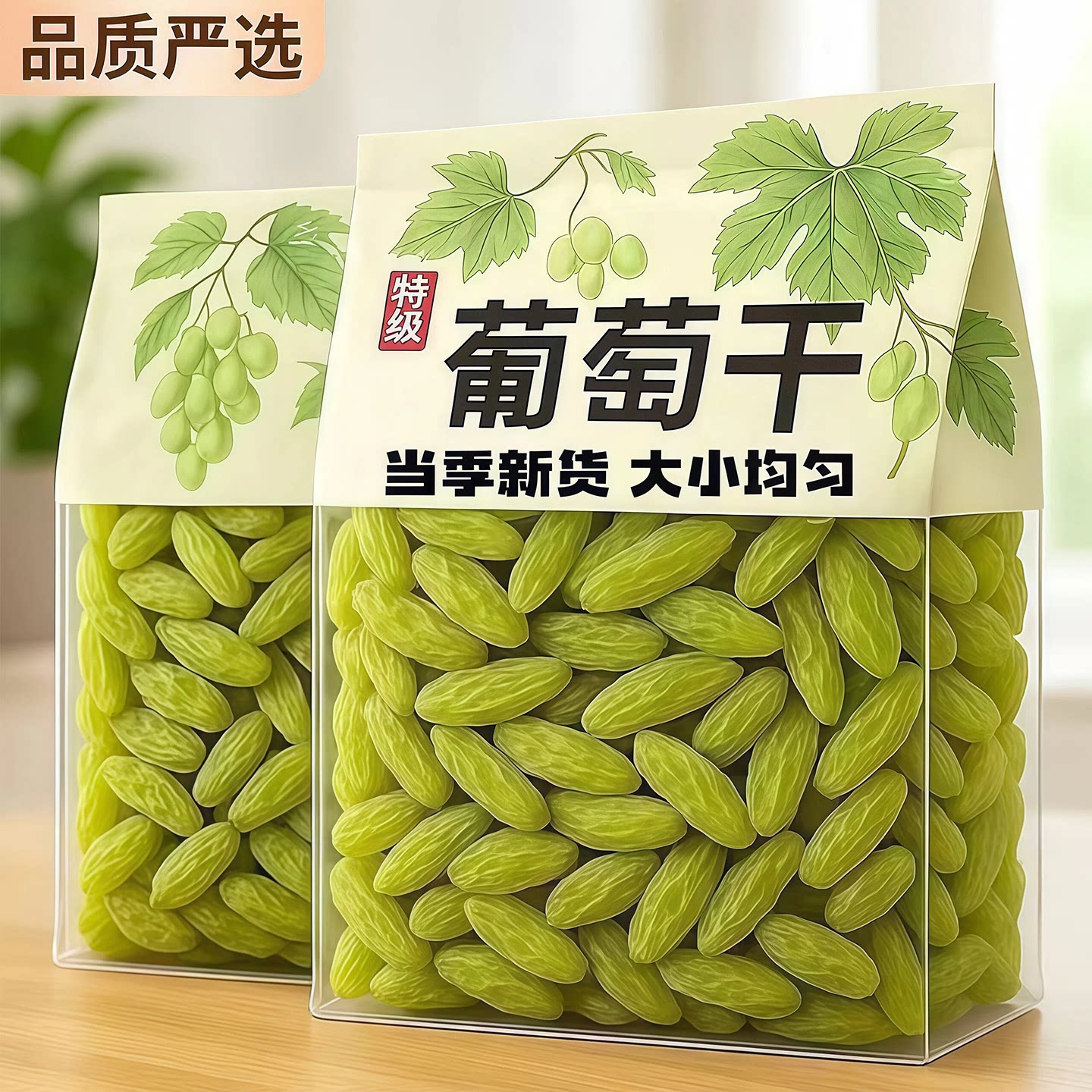 商超同款！新疆葡萄干特级超大免洗旗舰店精品即食香妃王提子新货