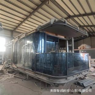 露营基地轻奢实木房金属铝制民宿撑杆帐篷酒店度假村篷房