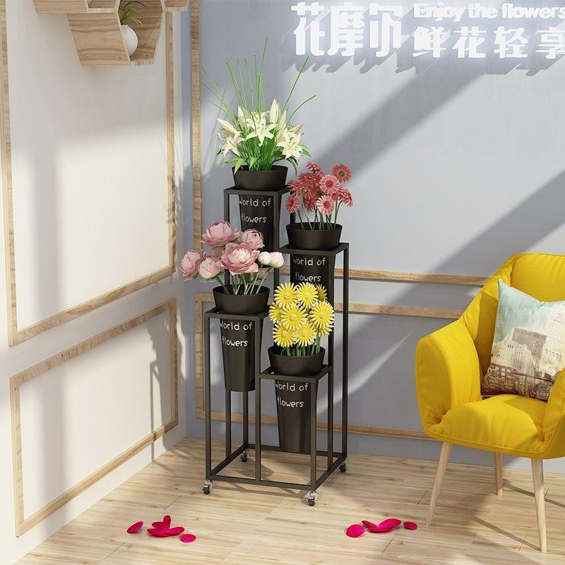 花店花架鲜花桶置物架可