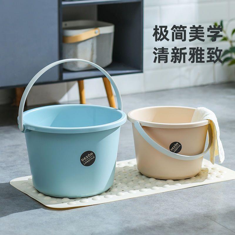 家用手提塑料大号水桶加