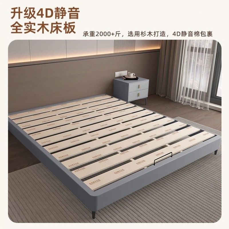 无床头床排骨架床家用卧室小户型榻榻米床架无靠背酒店民宿定制床