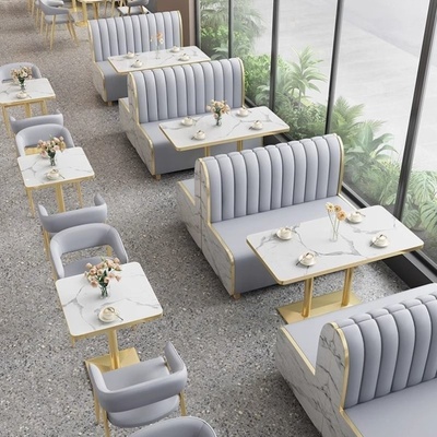 奶茶店桌椅网红创意汉堡甜品小吃咖啡店商用餐饮家具卡座沙发组合