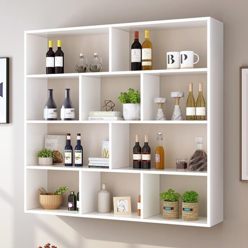 酒架客厅家用酒柜厨房餐厅墙体置物架墙上展示架多层悬挂式储物架