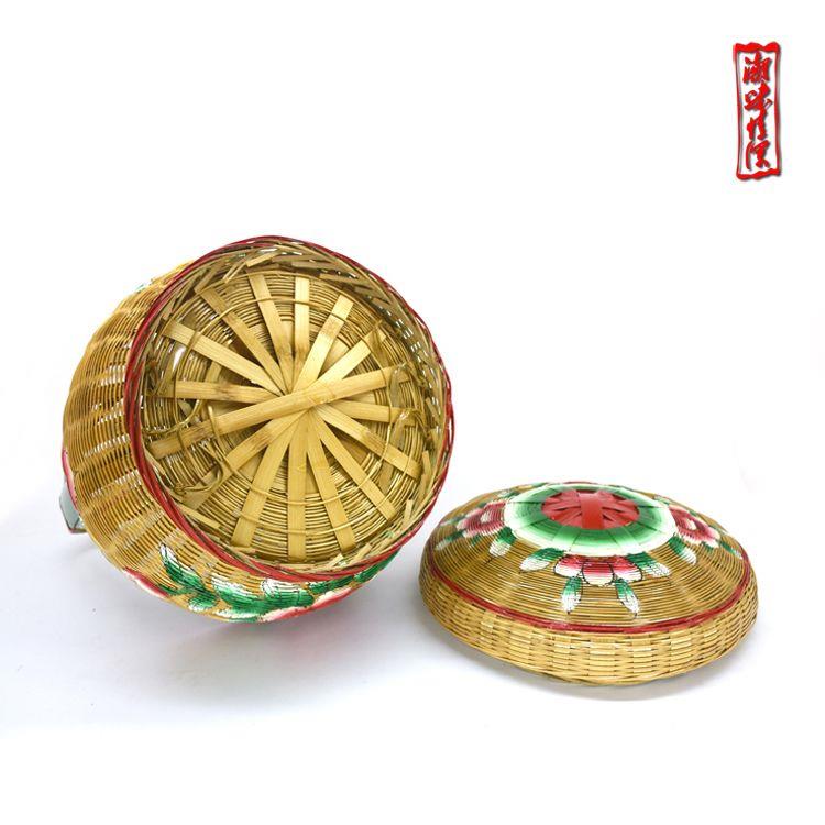 潮汕纯手工彩绘竹篮婚嫁