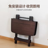 折叠桌子家用饭桌户外可携式 出租房餐桌小户型可收纳摆摊小四方桌